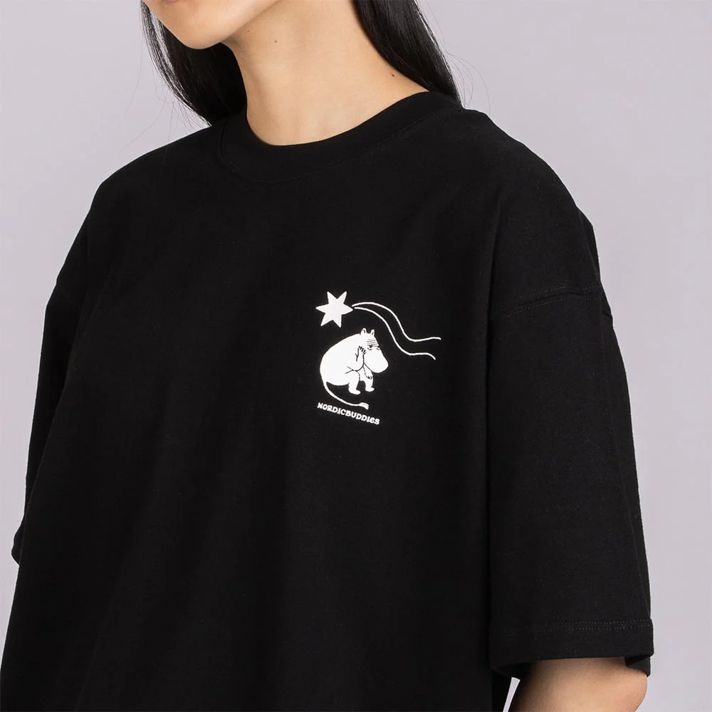 T-shirt Kometa nad Doliną Muminków czarny - Nordicbuddies - Image 6