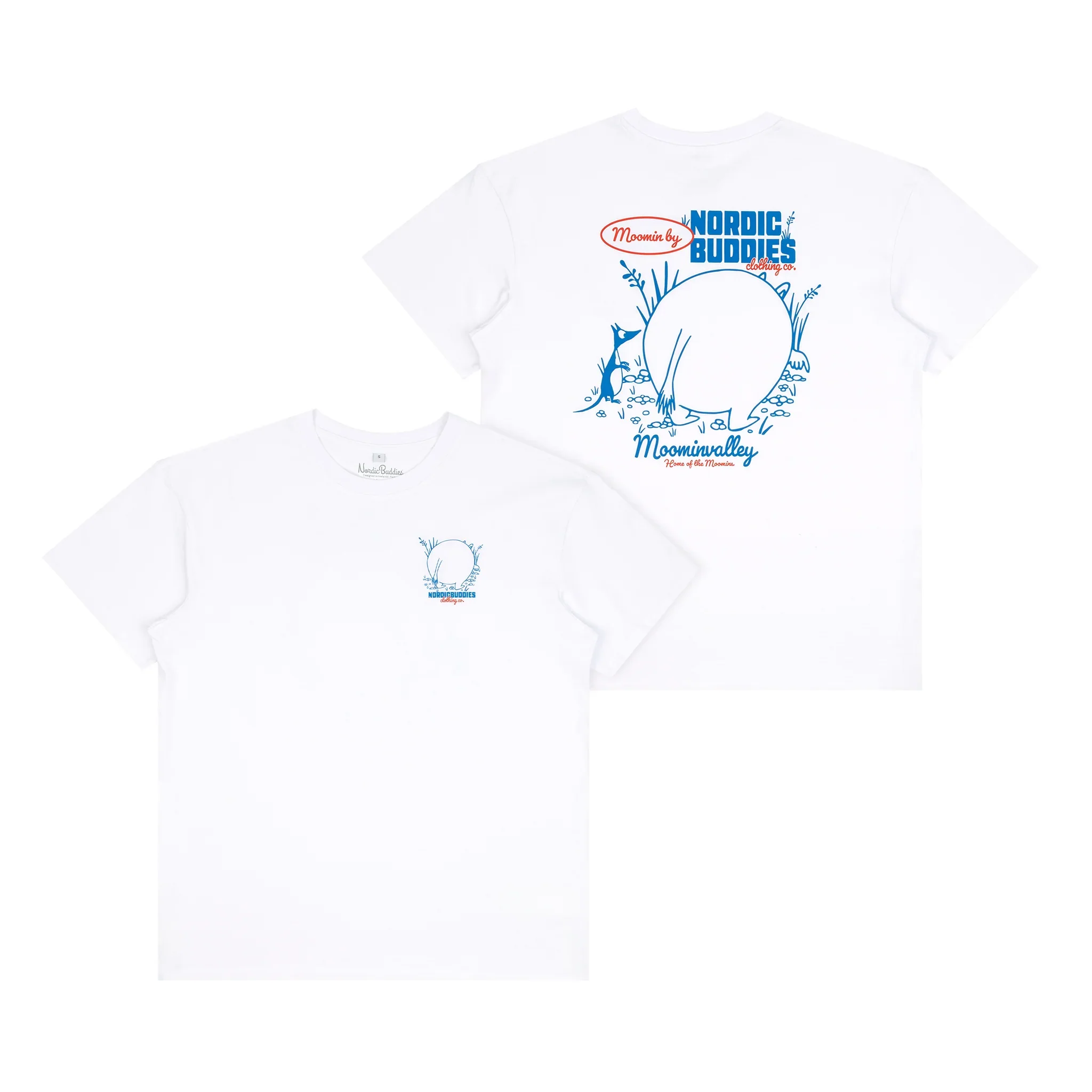 T-shirt Muminek W25 biały Nordicbuddies - Image 2