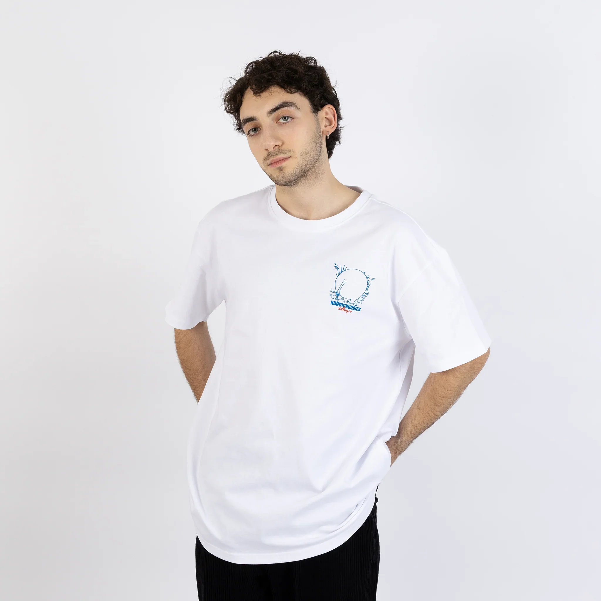 T-shirt Muminek W25 biały Nordicbuddies - Image 5