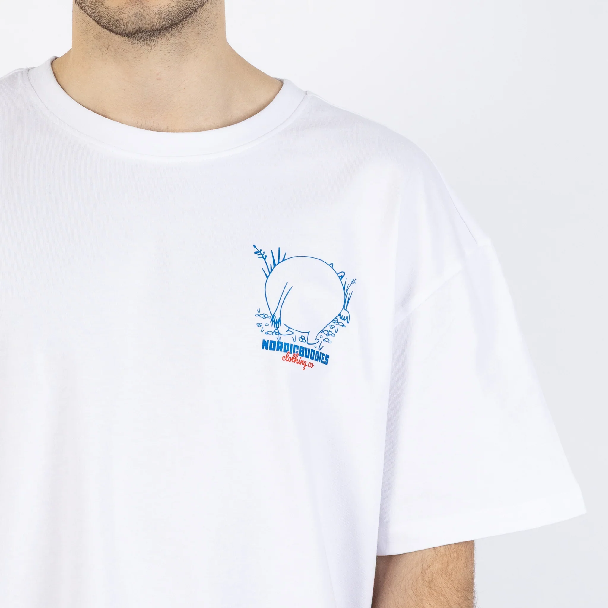 T-shirt Muminek W25 biały Nordicbuddies - Image 6