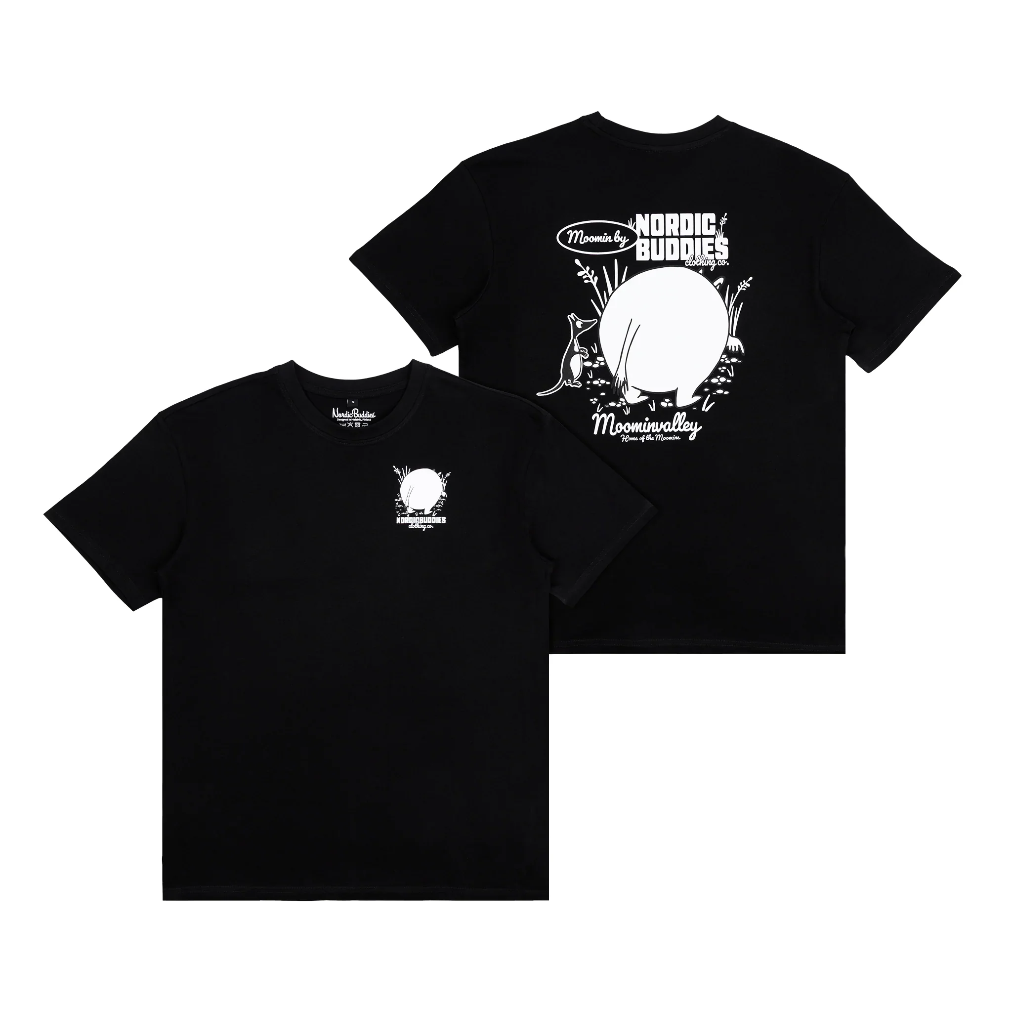 T-shirt Muminek W25 czarny NordicBuddies - Image 4