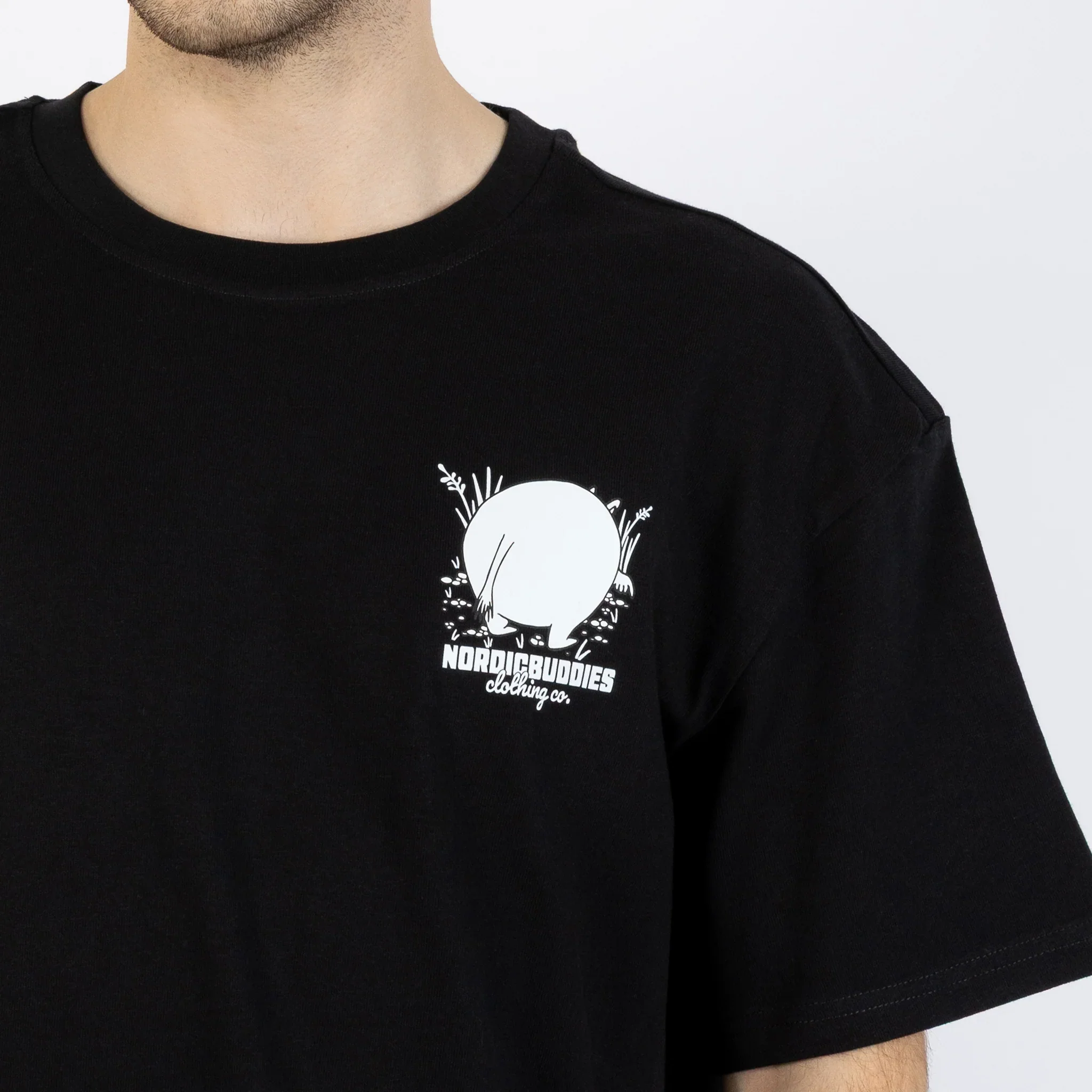 T-shirt Muminek W25 czarny NordicBuddies - Image 5
