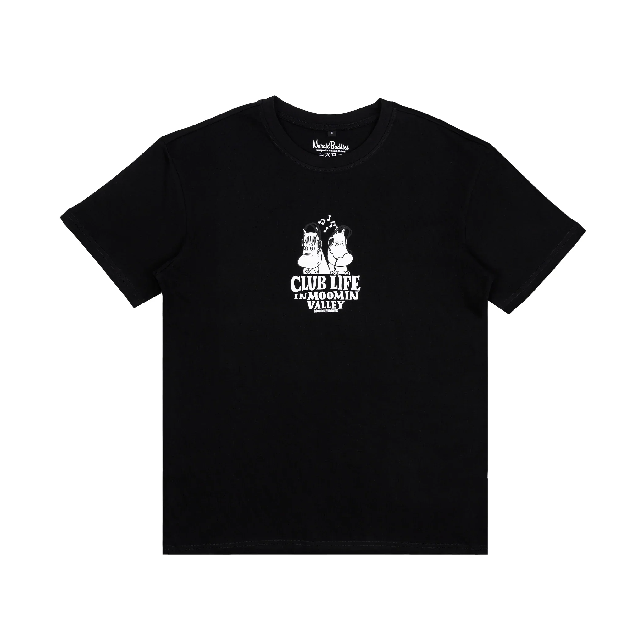 T-shirt Muminki Club Life W25 czarny Nordicbuddies - Image 4