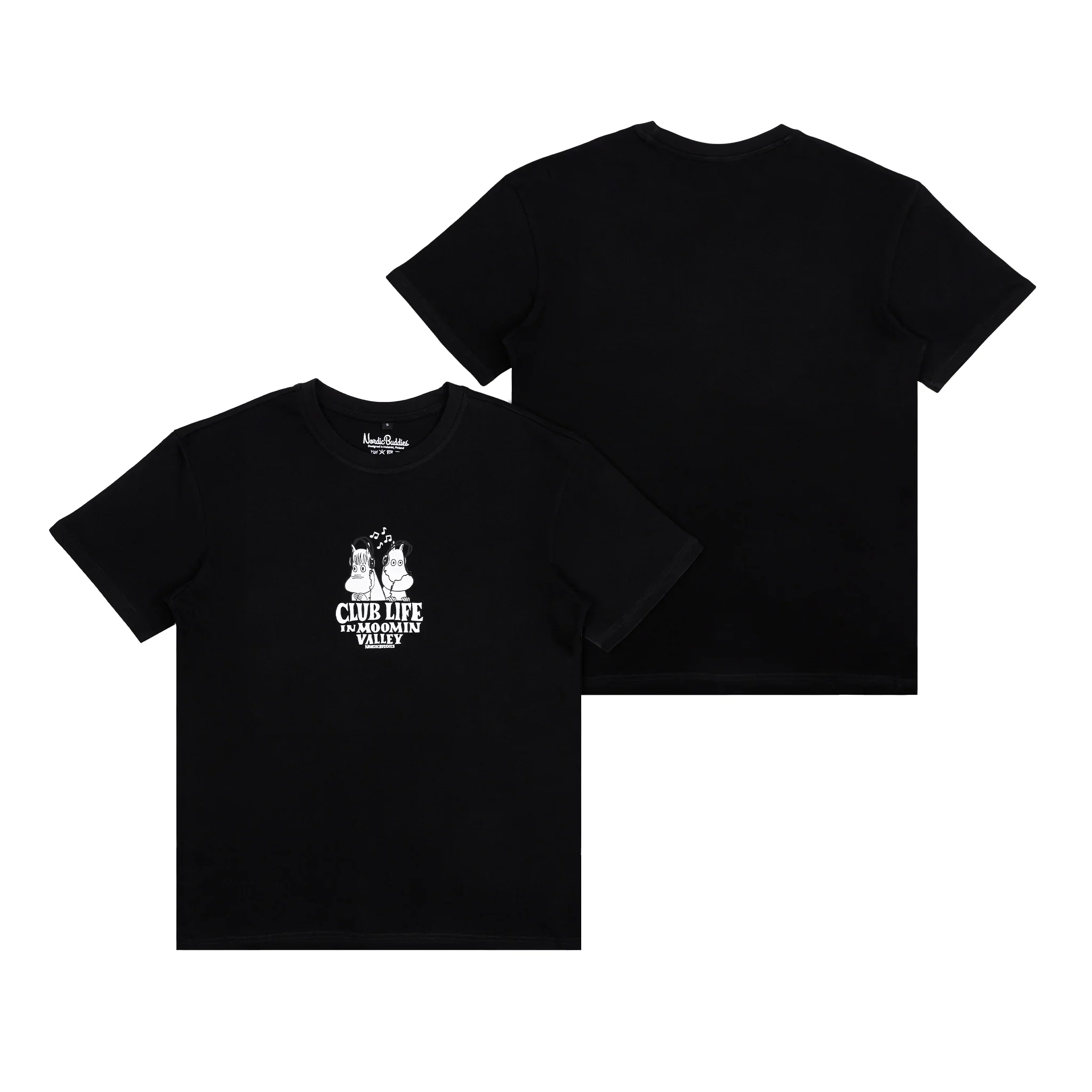 T-shirt Muminki Club Life W25 czarny Nordicbuddies - Image 5