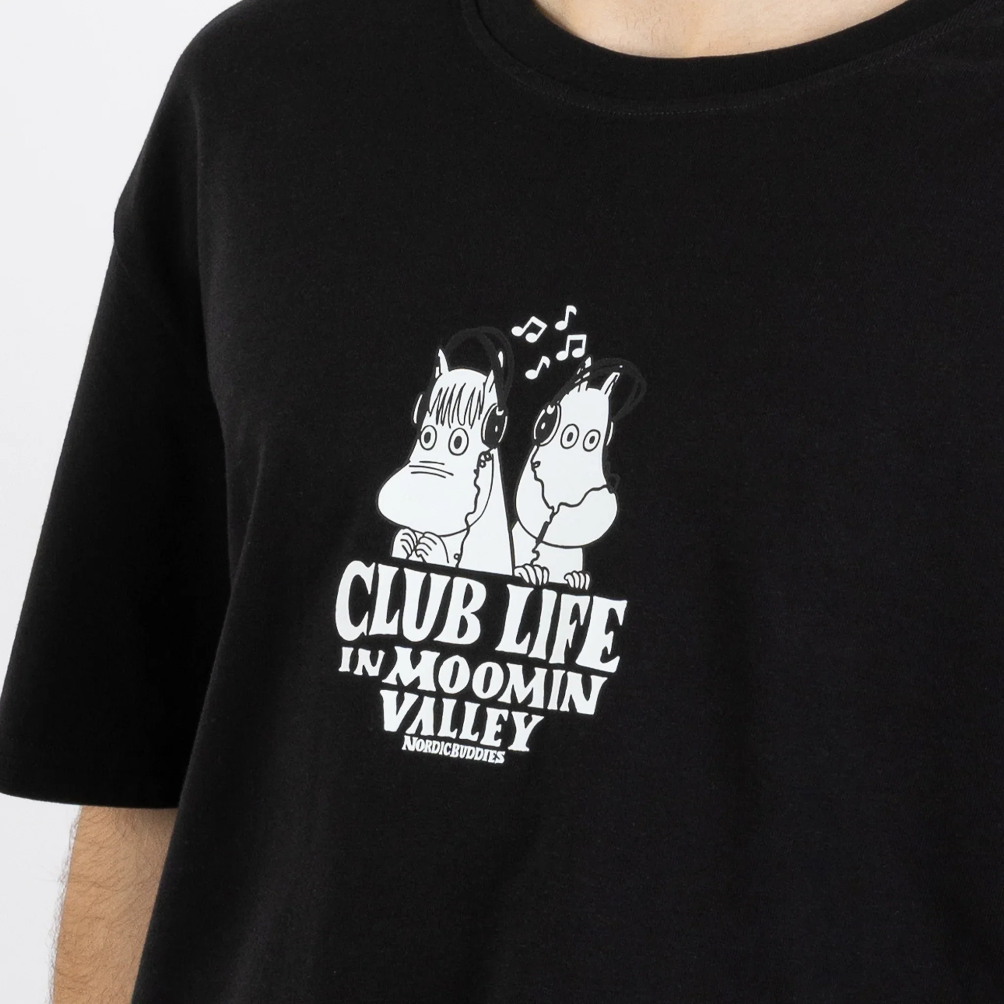 T-shirt Muminki Club Life W25 czarny Nordicbuddies - Image 6