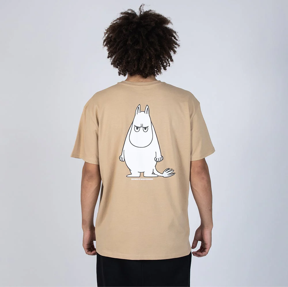 T-shirt Niezadowolony Muminek beż - Nordicbuddies - Image 3