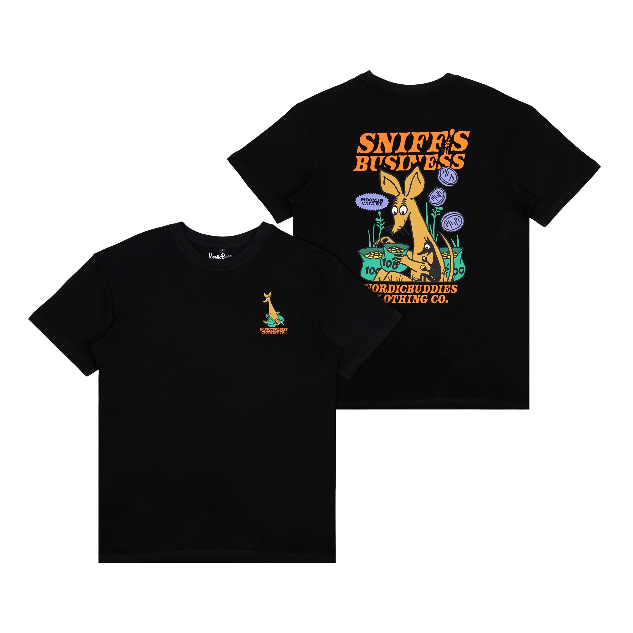 T-shirt Ryjek W25 czarny NordicBuddies - Image 2