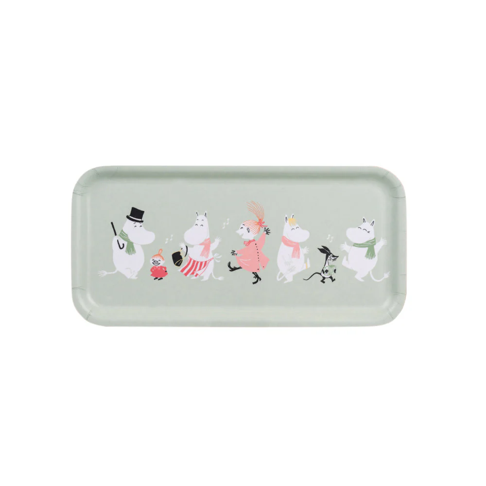 Taca Świąteczny czas Muminki 27x13 cm (miętowa) Muurla - Image 2