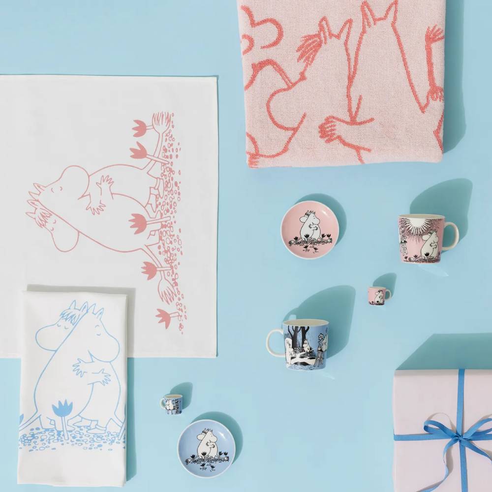 Talerz 10,5cm Muminki Love (różowy) Moomin Arabia - Image 3