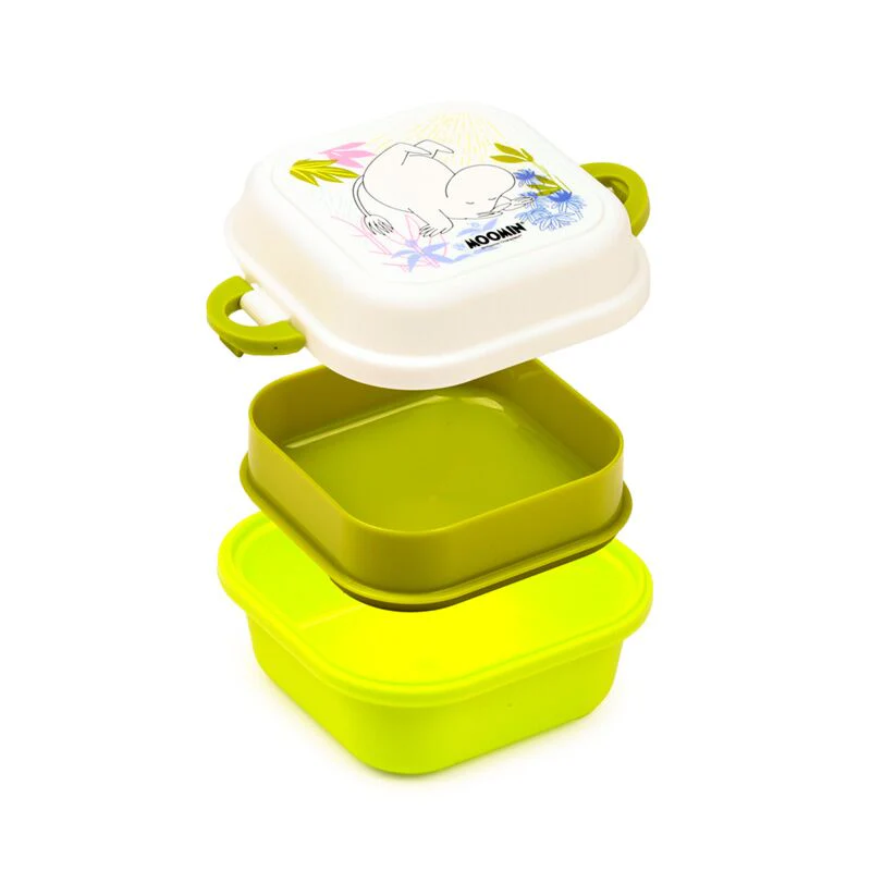 Wielowarstwowe pudełko śniadaniowe Clip Lock Bento Snack Puckator - Image 3