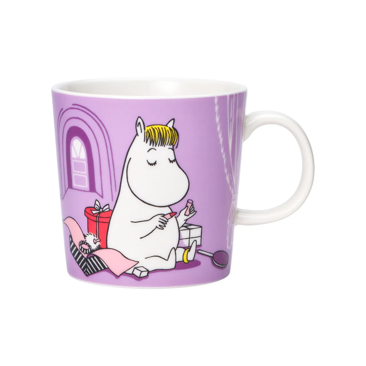 Zestaw 2 el. kubek porcelanowy 300ml i brelok Migotka - Moomin Arabia - Image 2