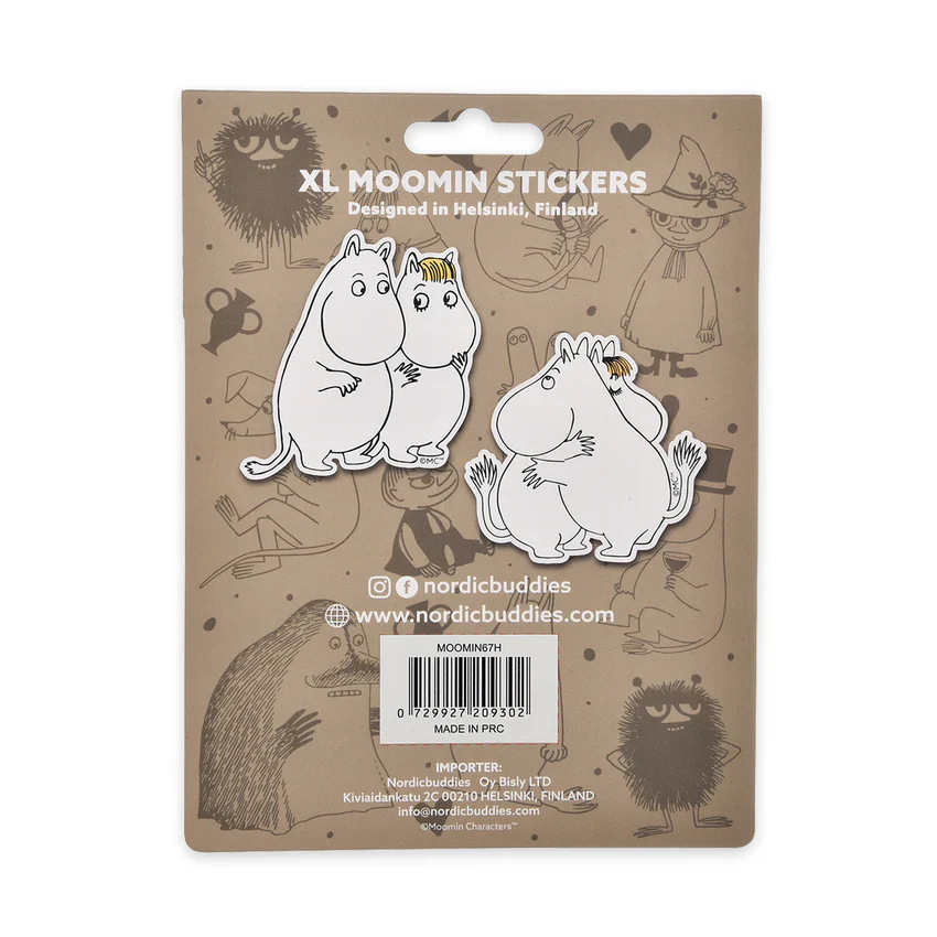 Zestaw 2 naklejek Muminek i Migotka XL Nordicbuddies - Image 2