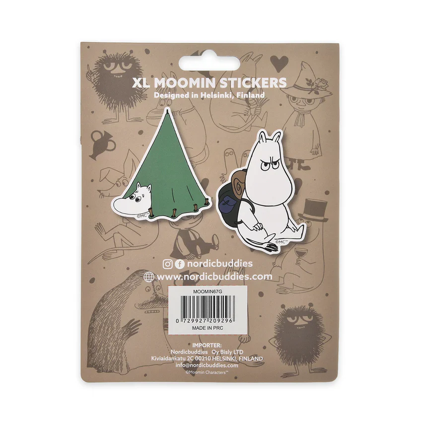 Zestaw 2 naklejek Muminek przygoda XL Nordicbuddies - Image 2