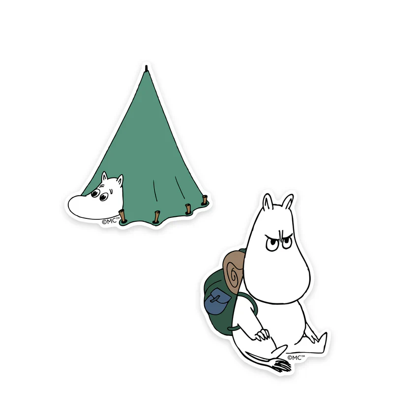 Zestaw 2 naklejek Muminek przygoda XL Nordicbuddies - Image 3