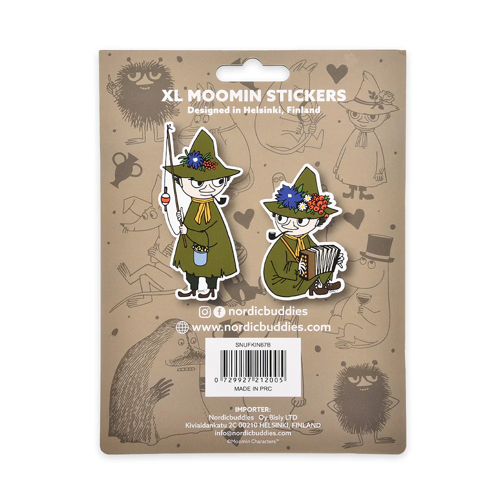 Zestaw 2 naklejek Włóczykij z harmonią XL Nordicbuddies - Image 2