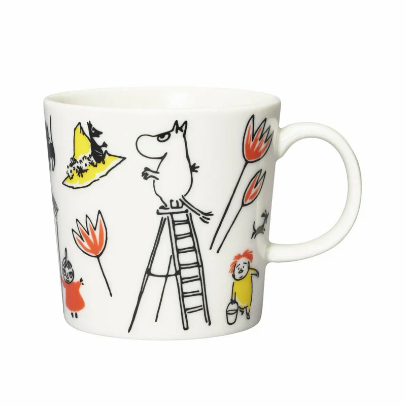 Zestaw 2 szt. kubków porcelanowych 300ml ABC Muminek i Włóczykij - Moomin Arabia - Image 3
