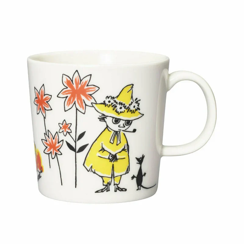 Zestaw 2 szt. kubków porcelanowych 300ml ABC Muminek i Włóczykij - Moomin Arabia - Image 4