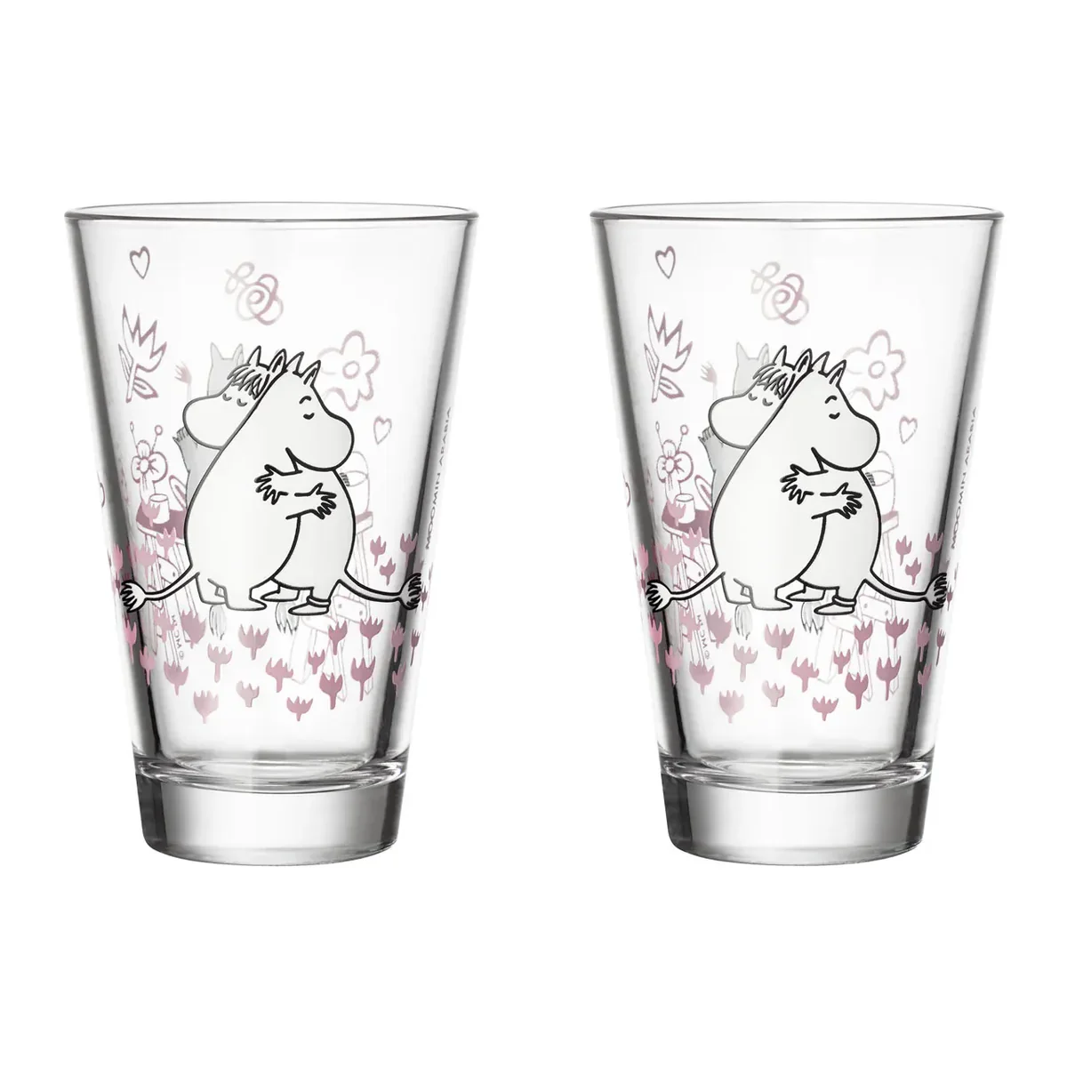 Zestaw 2 szt. szklanek z dzbankiem Muminki Love Moomin Arabia - Image 2