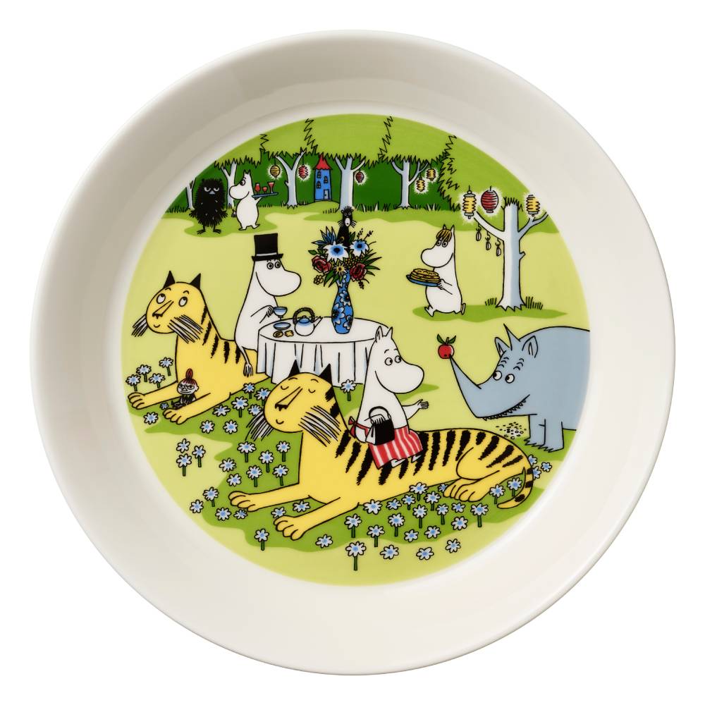 Zestaw 2 szt. talerzy porcelanowych 19cm Summer 2023 i 2024 - Moomin Arabia - Image 2