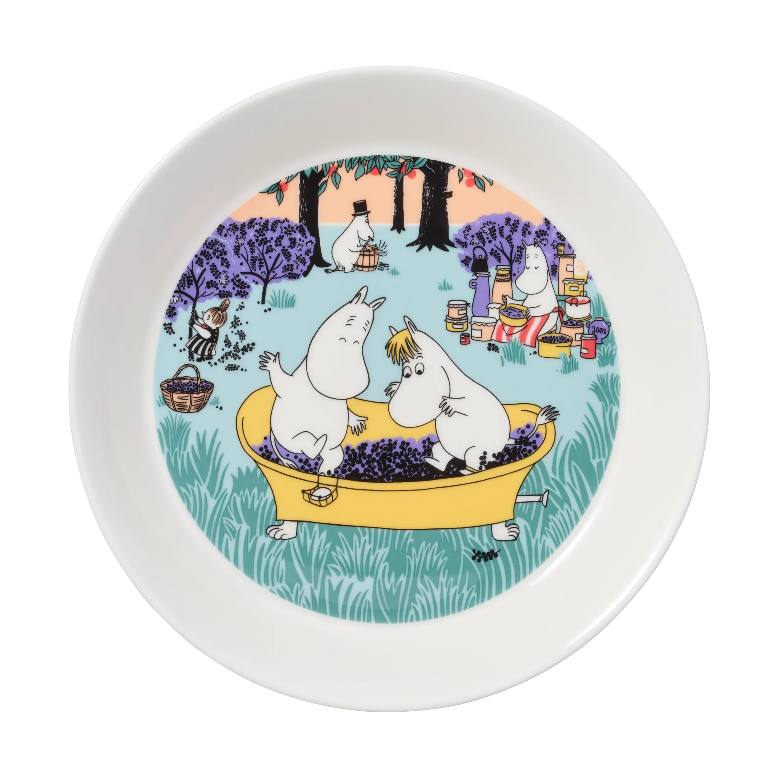 Zestaw 2 szt. talerzy porcelanowych 19cm Summer 2023 i 2024 - Moomin Arabia - Image 3