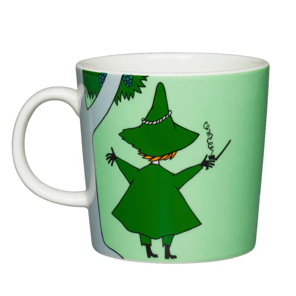 Zestaw 2-el. kubek porcelanowy 300ml Włóczykij Moomin Arabia + ciastka maślane w puszce 340g House of Denmark - Image 3