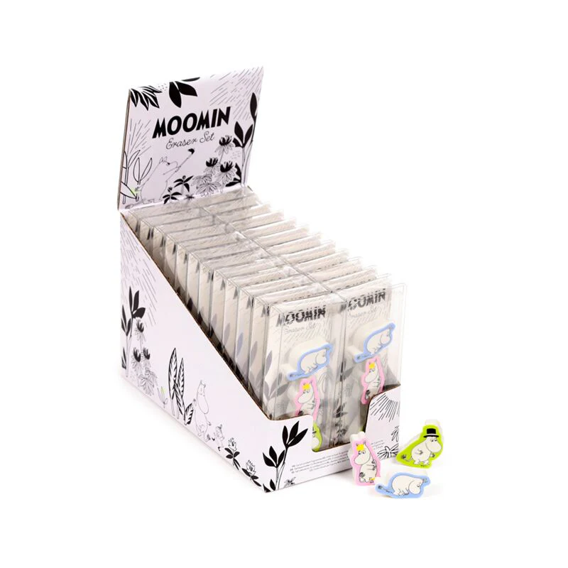 Zestaw 3 gumek do mazania '25 – Moomin Puckator - Image 2