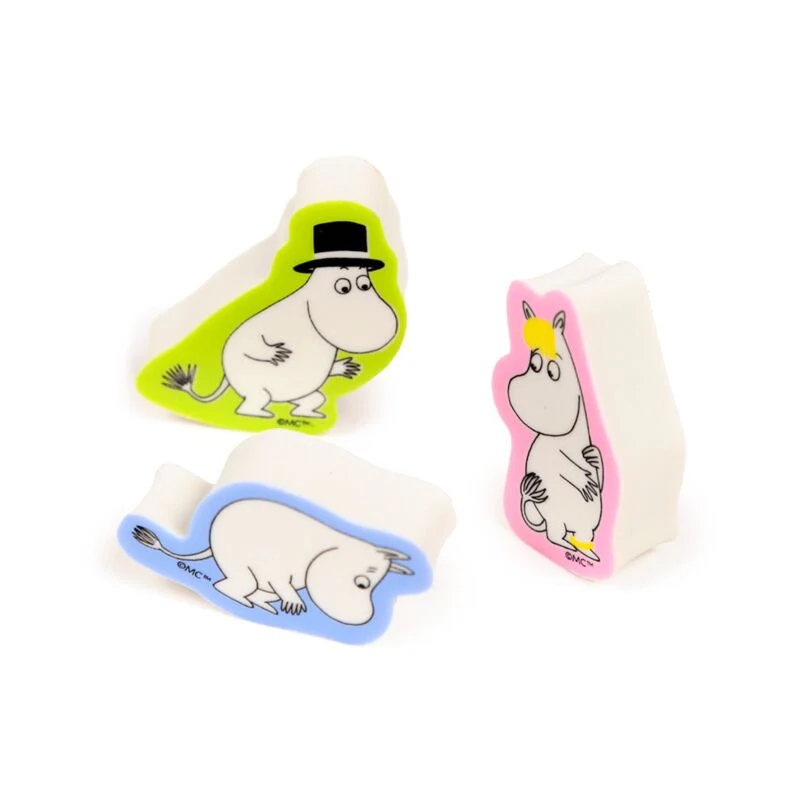 Zestaw 3 gumek do mazania '25 – Moomin Puckator - Image 4