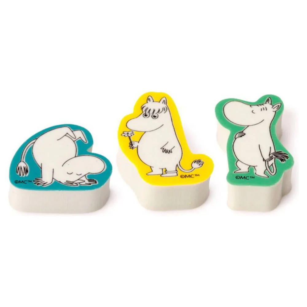 Zestaw 3 gumek do mazania – Moomin Puckator - Image 4