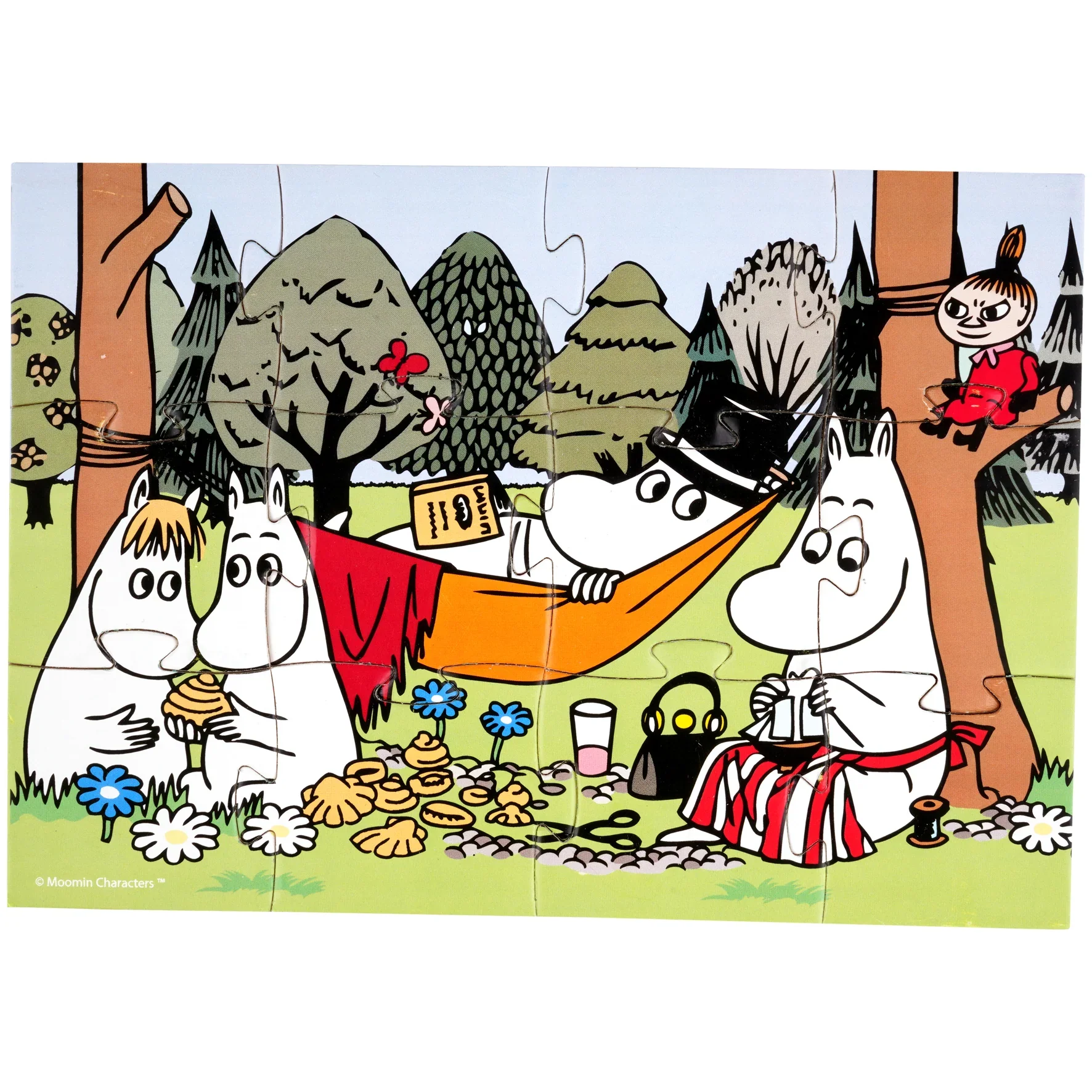 Zestaw 4 drewnianych układanek Muminki Barbo Toys - Image 5