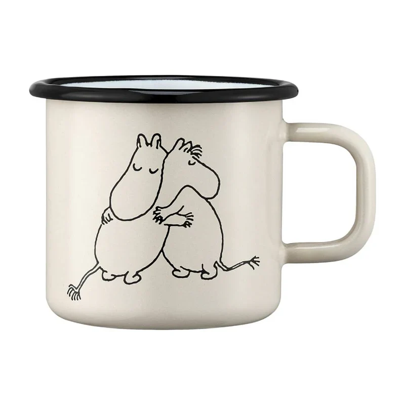 Zestaw herbata Moomin Green Tea Pineapple 80g Teministeriet i kubek emaliowany 370ml 80-lecie Muminków Muurla - Image 3