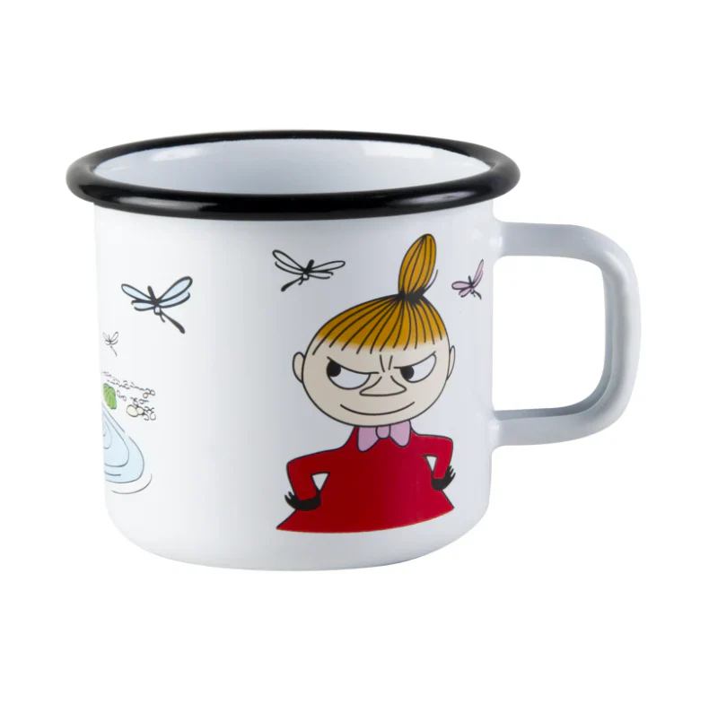 Zestaw herbata Moomin Little My Lemon 100g Teministeriet i kubek emaliowany 370ml Mała Mi Muurla - Image 2
