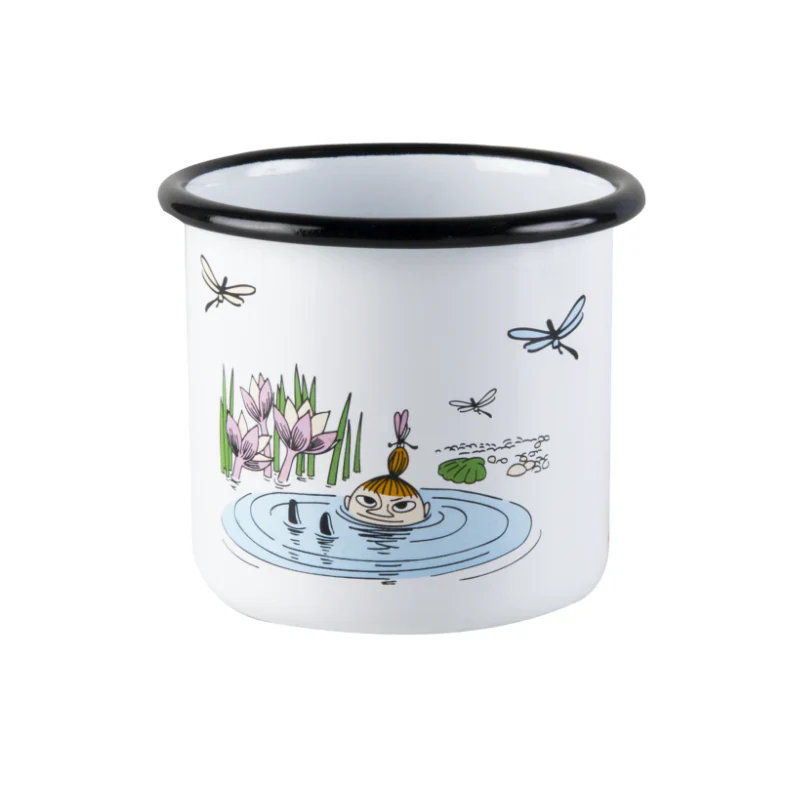 Zestaw herbata Moomin Little My Lemon 100g Teministeriet i kubek emaliowany 370ml Mała Mi Muurla - Image 4