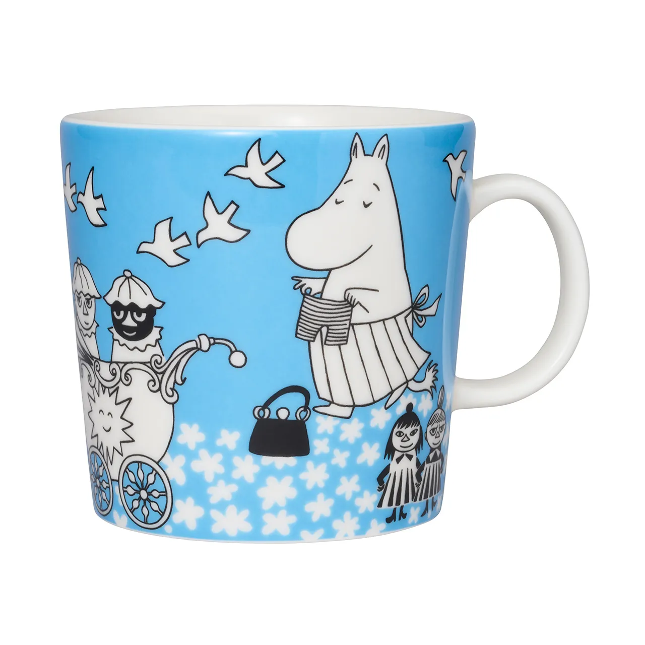 Zestaw 2 szt. kubków porcelanowych 400ml Peace & Love - Moomin Arabia - Image 3