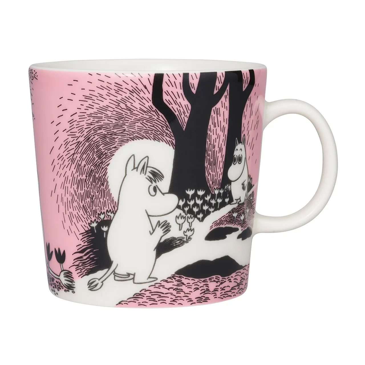 Zestaw 2 szt. kubków porcelanowych 400ml Peace & Love - Moomin Arabia - Image 5