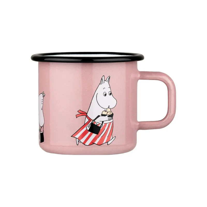 Zestaw herbata Moomin Mama Quince 100g Teministeriet i kubek emaliowany 370ml Mama Muminka Muurla - Image 2