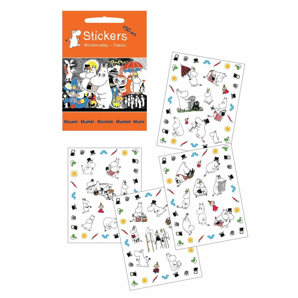 Zestaw naklejek 150 szt. Muminki Komiks 1 Barbo Toys - Image 2