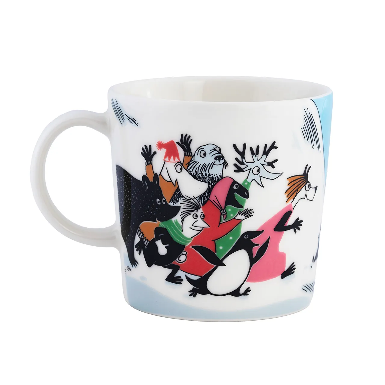 Zestaw porcelanowy 2-elementowy Zima 2024 Ski jumping - Moomin Arabia - Image 4