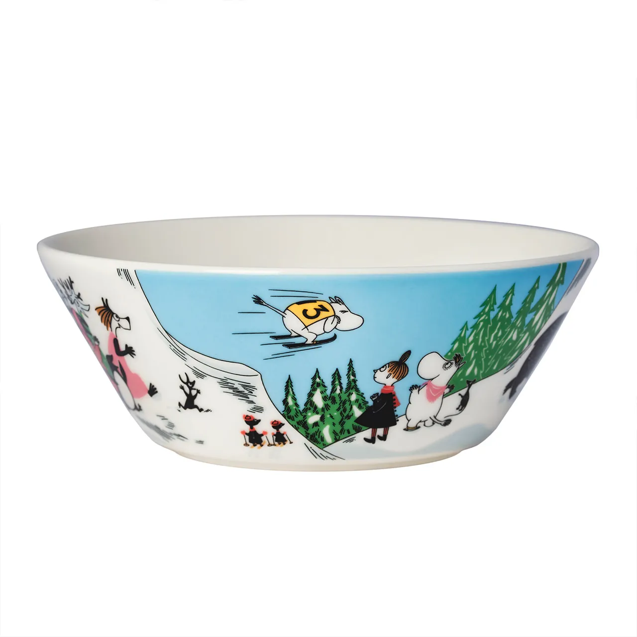 Zestaw porcelanowy 2-elementowy Zima 2024 Ski jumping - Moomin Arabia - Image 5