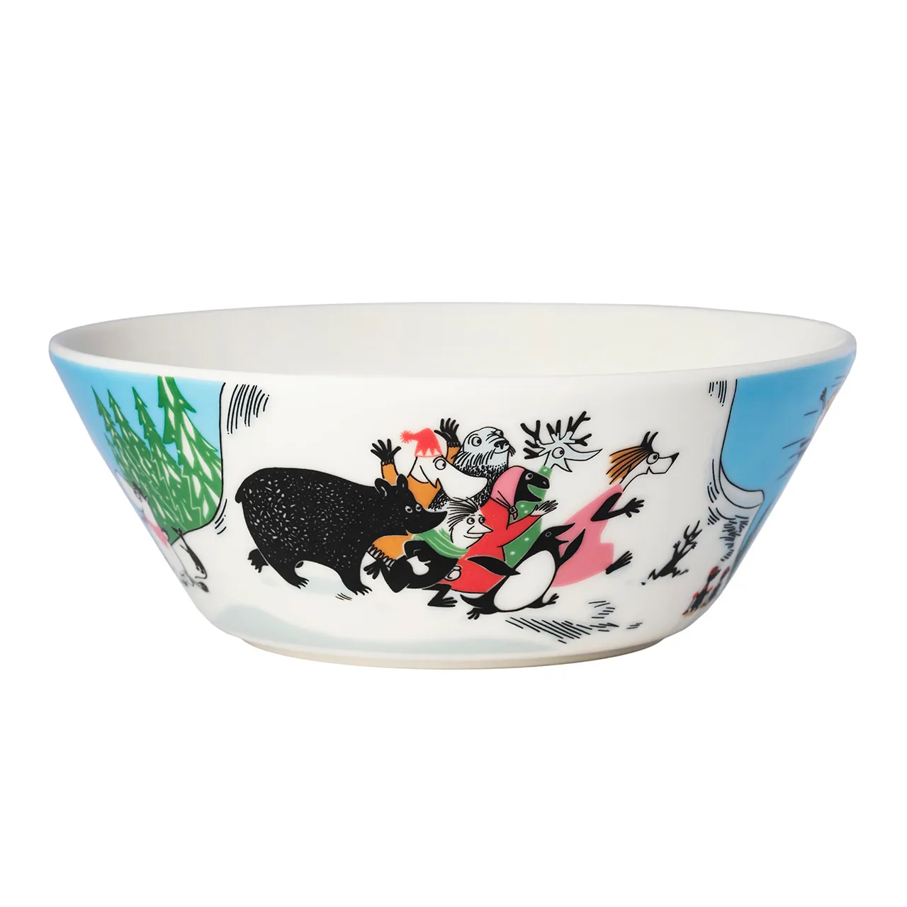 Zestaw porcelanowy 2-elementowy Zima 2024 Ski jumping - Moomin Arabia - Image 6