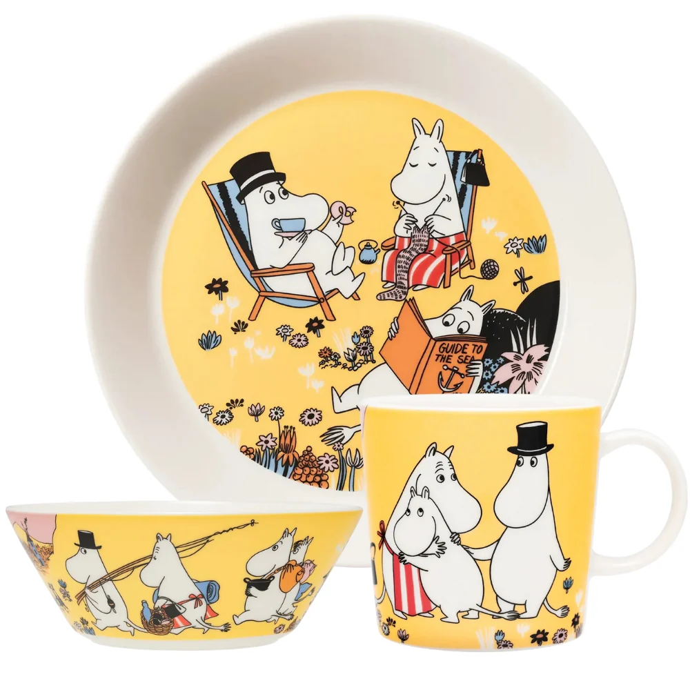 Zestaw porcelanowy (kubek, miska, talerz) Family Time - Moomin Arabia - Image 2
