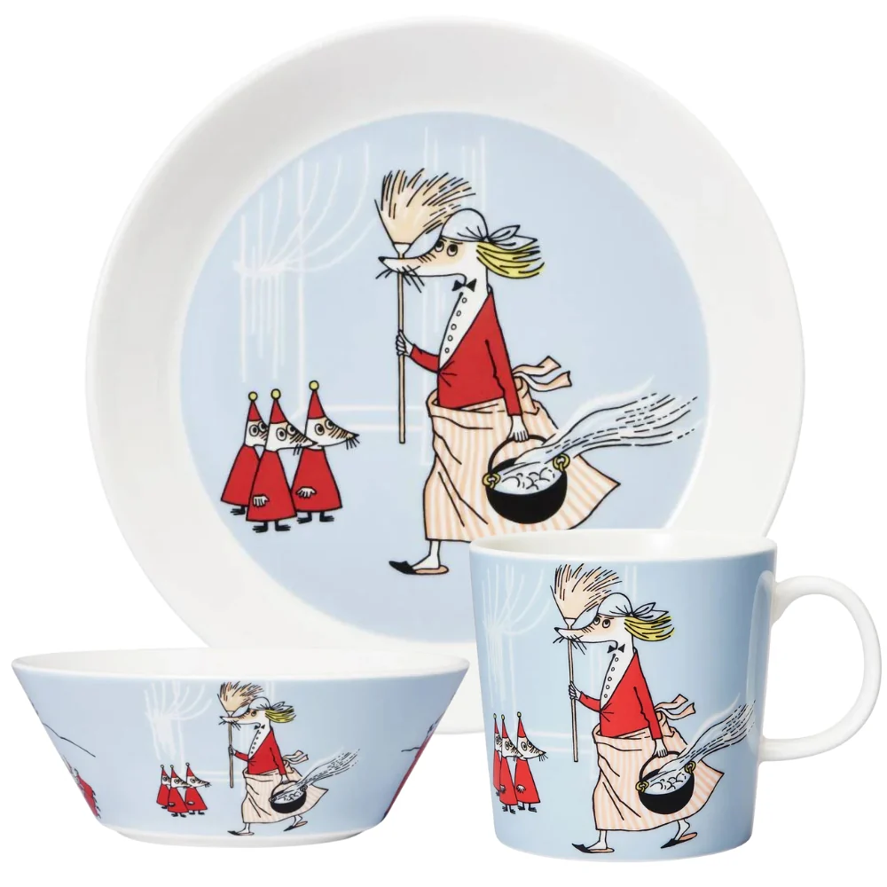 Zestaw porcelanowy (kubek, miska, talerz) Filifionka - Moomin Arabia - Image 2