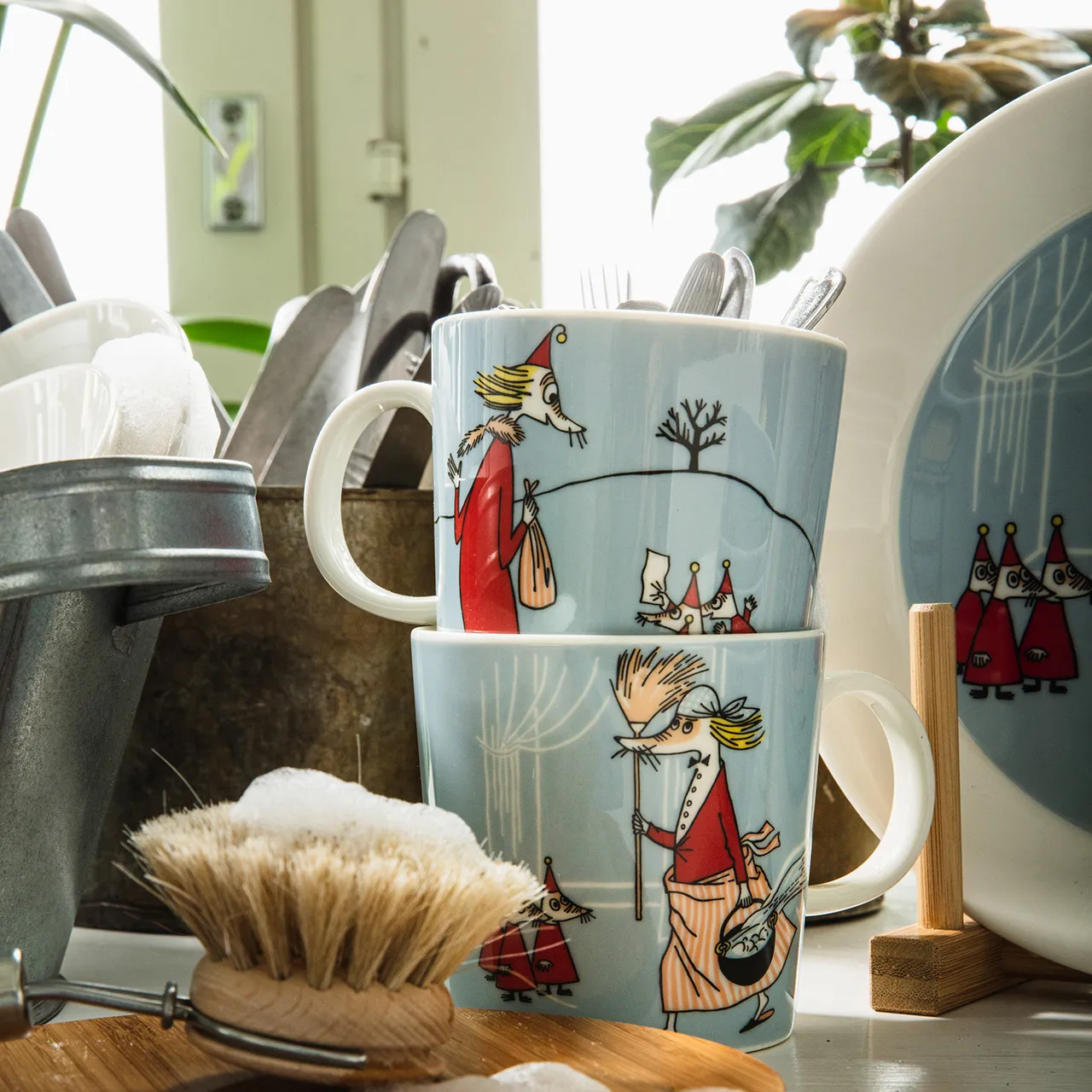 Zestaw porcelanowy (kubek, miska, talerz) Filifionka - Moomin Arabia - Image 8