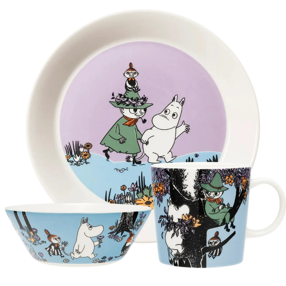 Zestaw porcelanowy (kubek, miska, talerz) Friends Forever - Moomin Arabia - Image 2