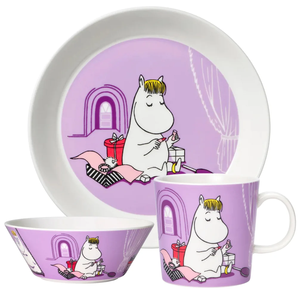 Zestaw porcelanowy (kubek, miska, talerz) Panna Migotka - Moomin Arabia - Image 2