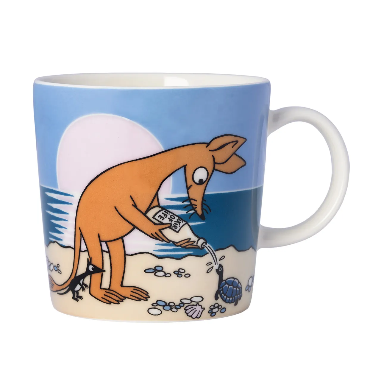 Zestaw porcelanowy (kubek, miska, talerz) Ryjek na plaży - Moomin Arabia - Image 3