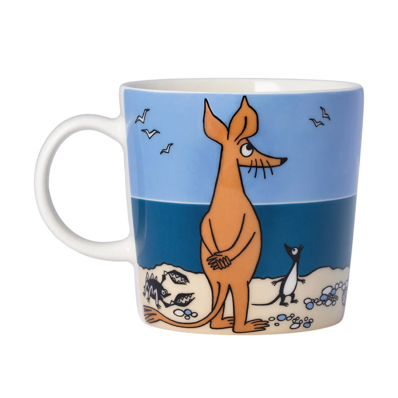 Zestaw porcelanowy (kubek, miska, talerz) Ryjek na plaży - Moomin Arabia - Image 4