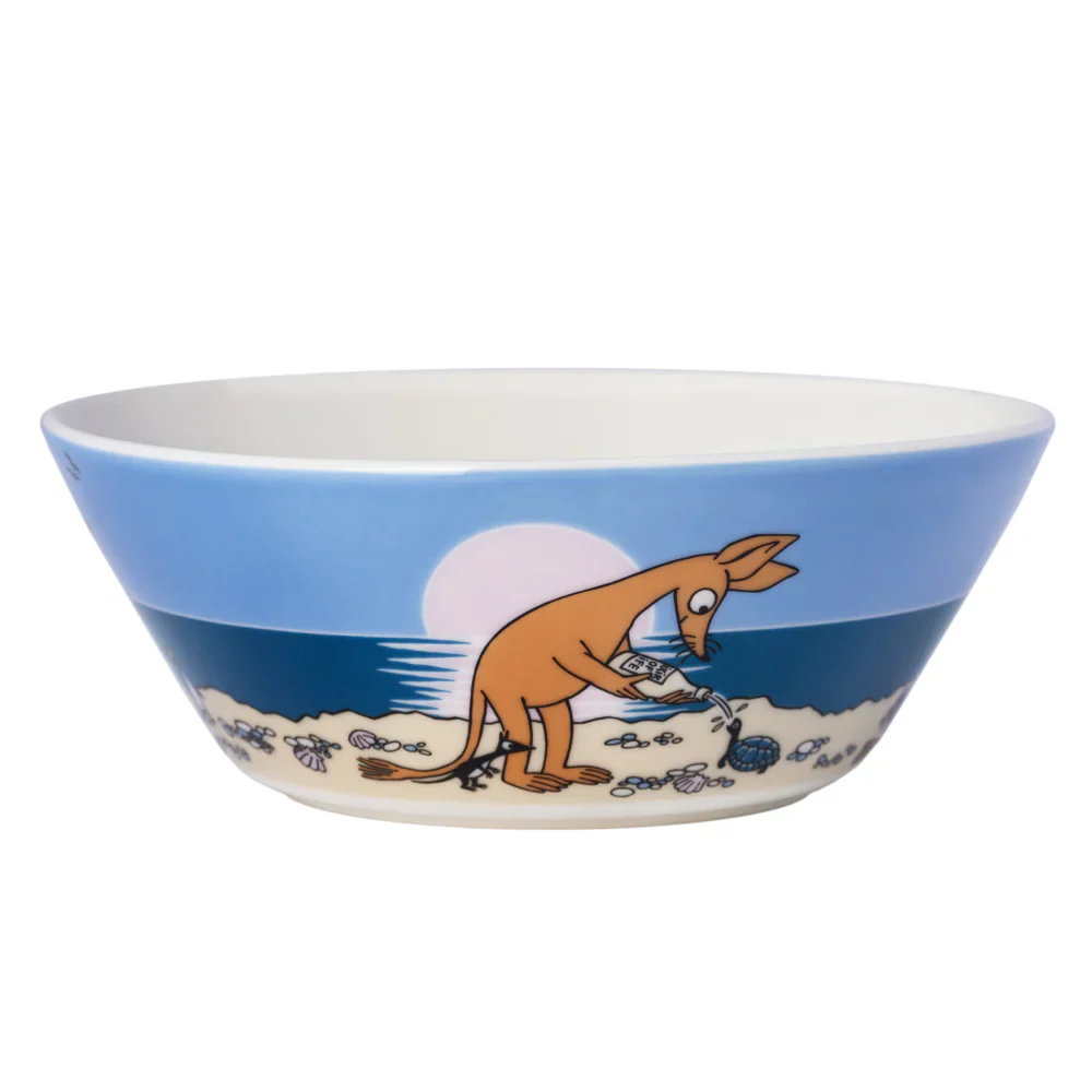 Zestaw porcelanowy (kubek, miska, talerz) Ryjek na plaży - Moomin Arabia - Image 7