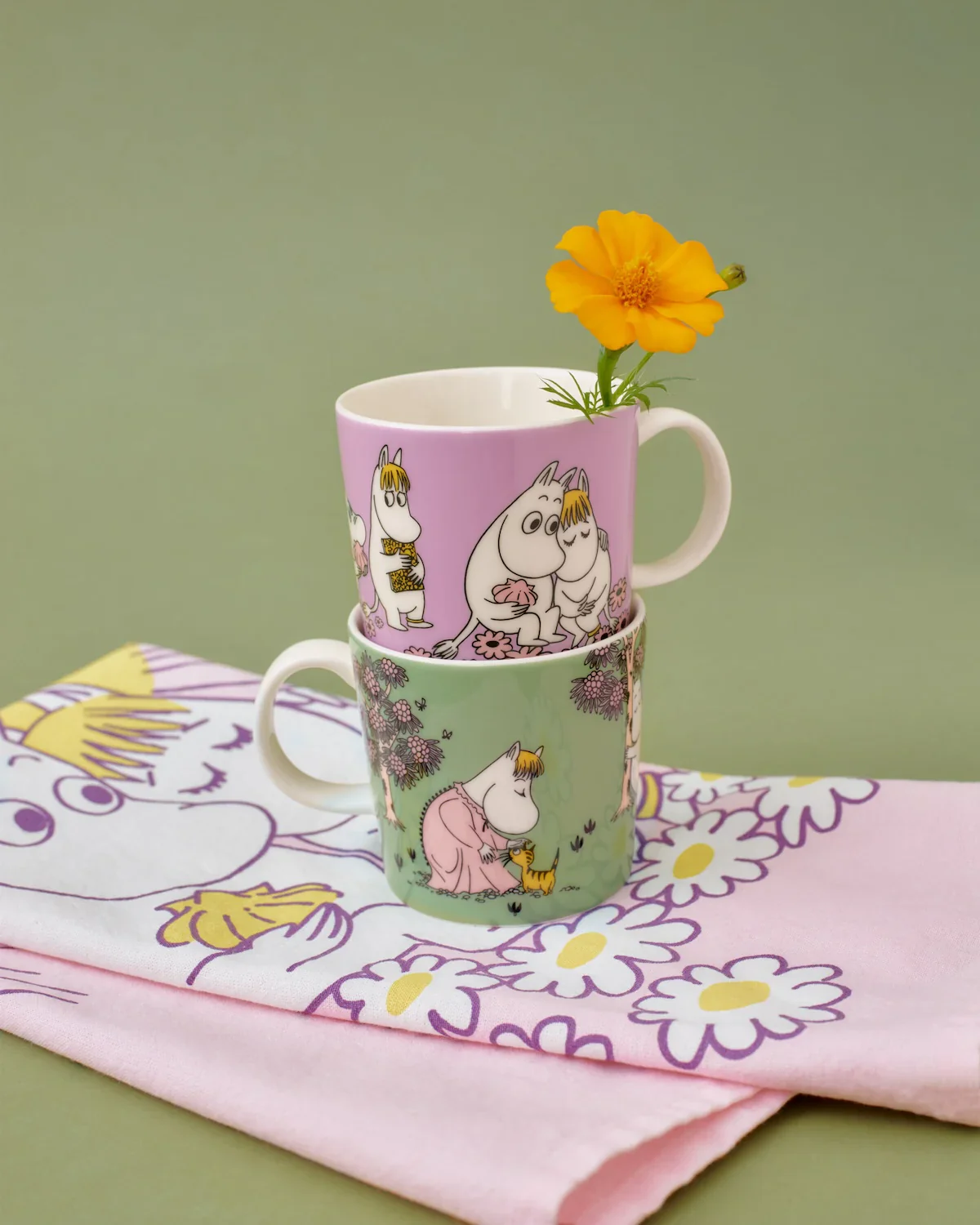 Zestaw porcelanowy (kubek, miska, talerz) Sweethearts - Moomin Arabia - Image 6