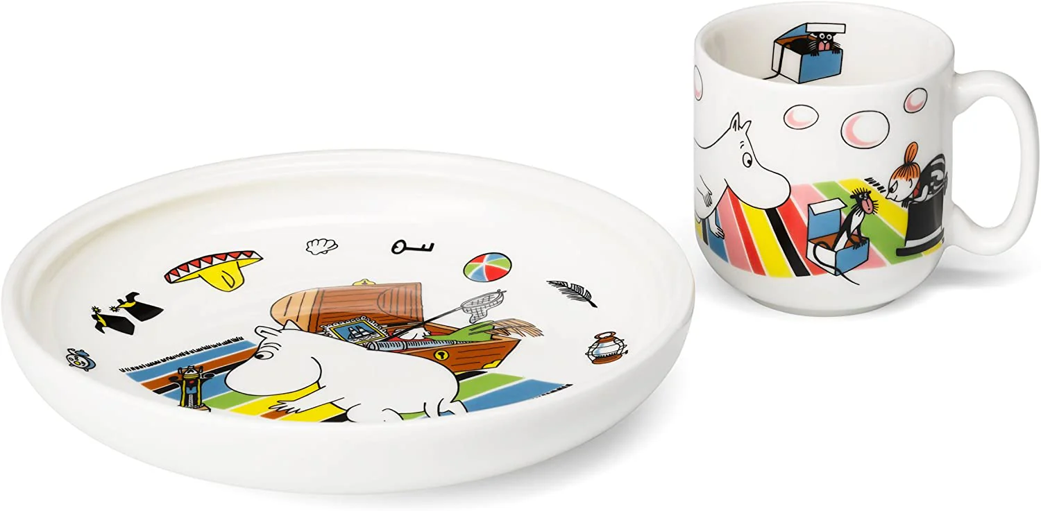 Zestaw porcelanowy dla dzieci Muminek Arabia Finland - Image 2