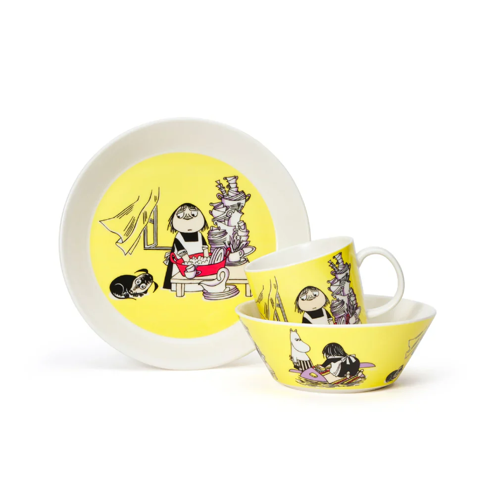 Zestaw porcelanowy (kubek, miska, talerz) Bufka - Moomin Arabia - Image 5
